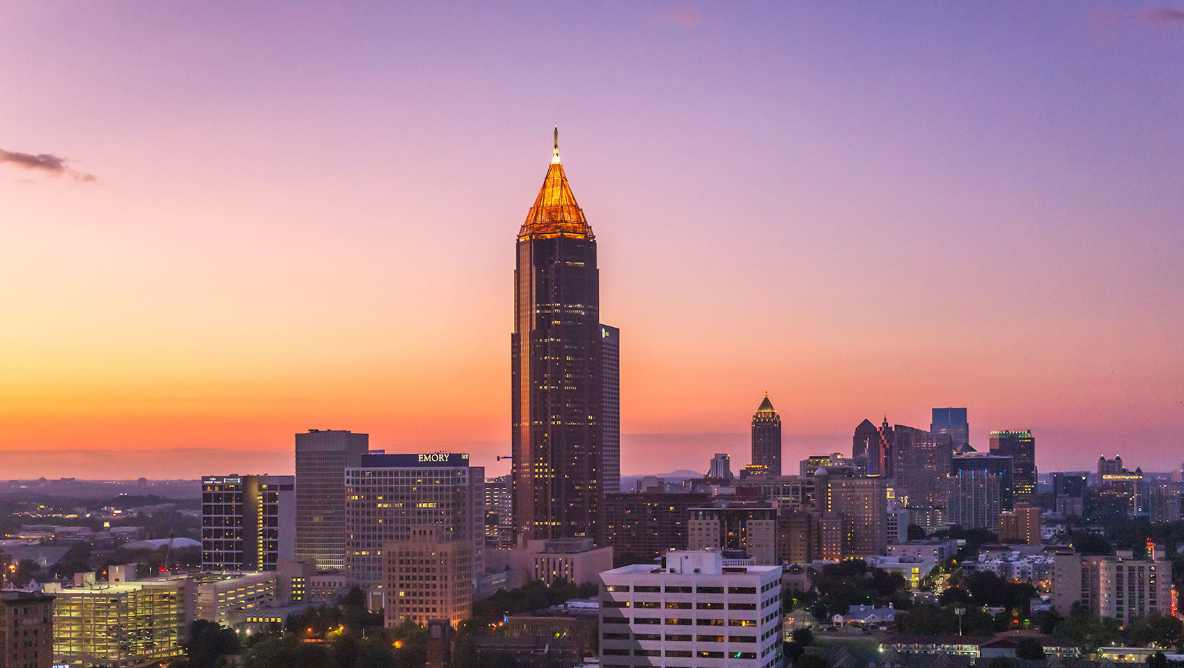 Atlanta Skyline at dusk