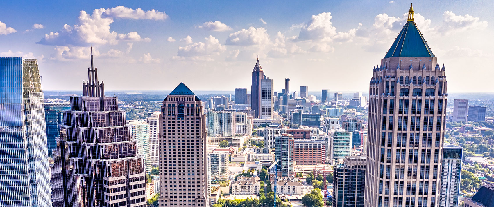 mid town atlanta sky scrapers